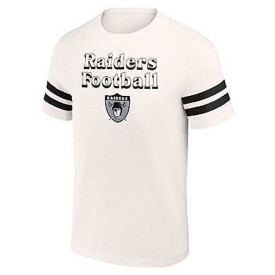 Men's NFL x Darius Rucker Collection by Fanatics Cream Las Vegas Raiders Vintage T-Shirt