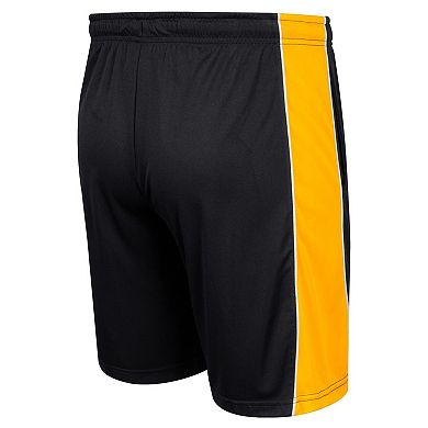 Men's Colosseum Black Appalachian State Mountaineers Panel Shorts