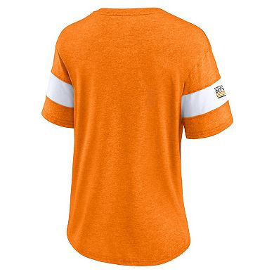Women's Fanatics Branded Tennessee Orange Tennessee Volunteers Fan V-Neck T-Shirt