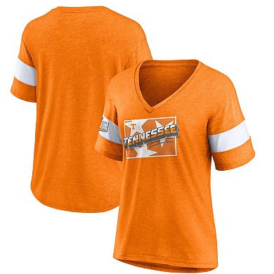 Women's Fanatics Branded Tennessee Orange Tennessee Volunteers Fan V-Neck T-Shirt