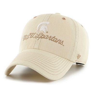 Women's '47 Tan Michigan State Spartans Haze Clean Up Adjustable Hat