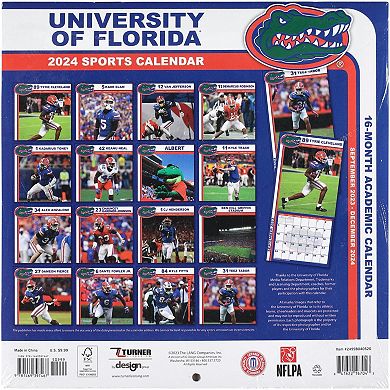 Florida Gators 7'' x 7'' 2024 Mini Wall Calendar