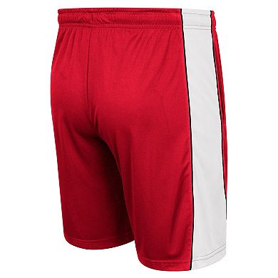 Men's Colosseum Red Houston Cougars Panel Shorts