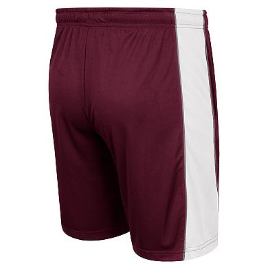 Men's Colosseum Maroon Mississippi State Bulldogs Panel Shorts