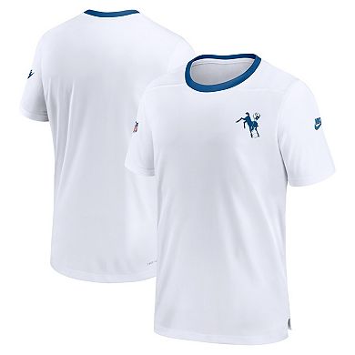 Men's Nike  White Indianapolis Colts Indiana Nights Alternate Coach Performance T-Shirt