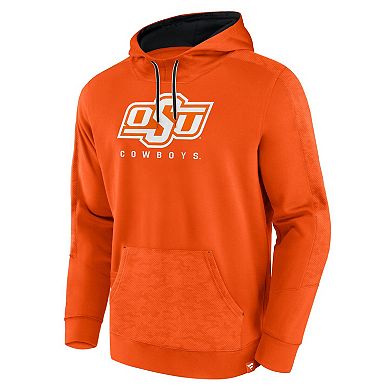 Men's Fanatics Branded Orange Oklahoma State Cowboys Defender Pullover Hoodie