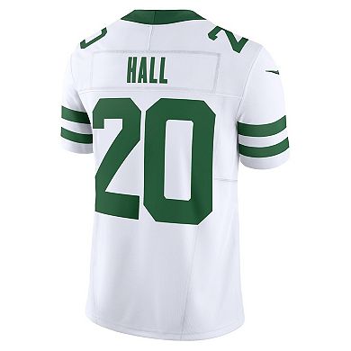 Men's Nike Breece Hall White New York Jets Legacy Vapor F.U.S.E. Limited Jersey