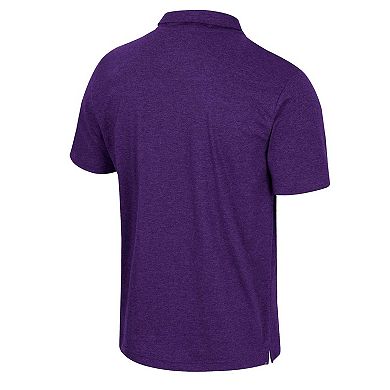 Men's Colosseum  Purple TCU Horned Frogs No Problemo Polo