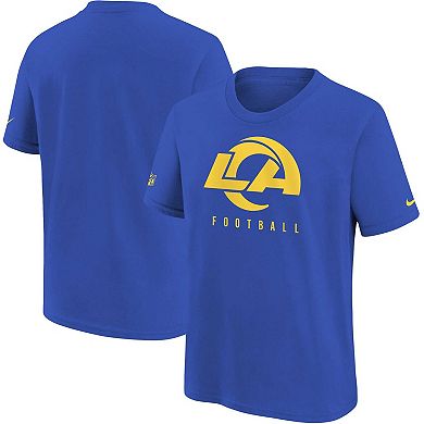 Youth Nike Royal Los Angeles Rams Sideline Legend Performance T-Shirt