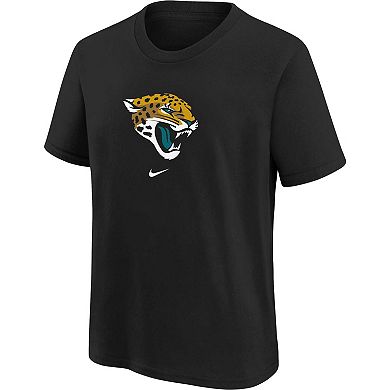 Youth Nike Black Jacksonville Jaguars Logo T-Shirt