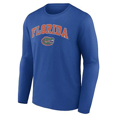 Men's Fanatics Branded Royal Florida Gators Campus Long Sleeve T-Shirt