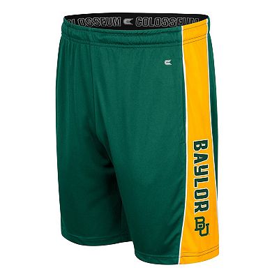 Men's Colosseum Green Baylor Bears Panel Shorts