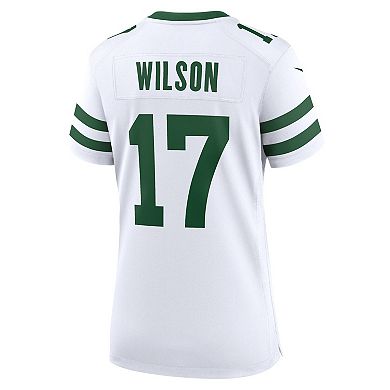Women's Nike Garrett Wilson Legacy White New York Jets Game Jersey