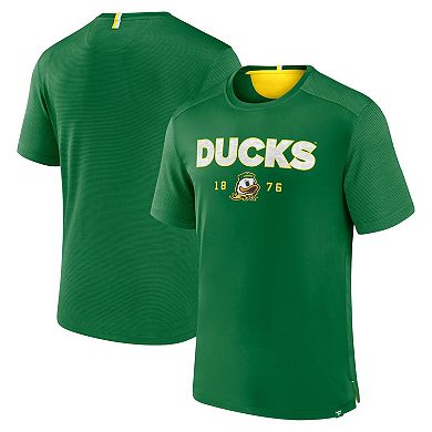 Men's Fanatics Branded  Green Oregon Ducks Defender Rush T-Shirt