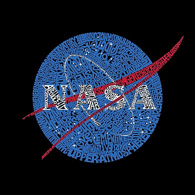 Boy's Word Art Long Sleeve - NASA's Most Notable Missions