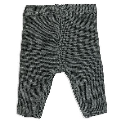 Baby Boys and Girls Knit Hooded Cardigan and Pants, 2 Piece Set