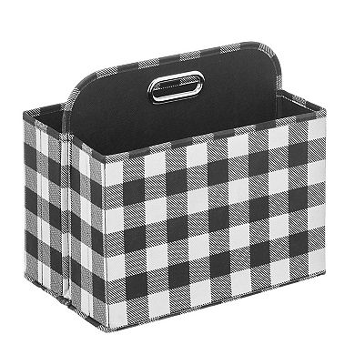 mDesign Holiday Storage Box for Gift Wrapping and Bows