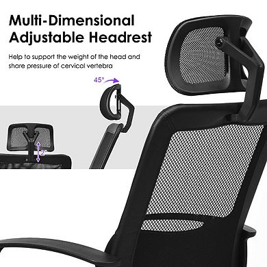 Mesh Office Chair High Back Ergonomic Swivel Chair