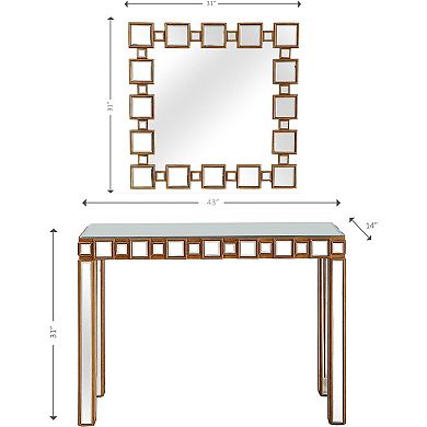 Camden Isle Orion Wall Mirror & Console Table