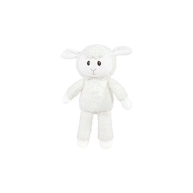 Unisex Baby Plush Bathrobe and Toy Set, Lamb, 0-9 Months