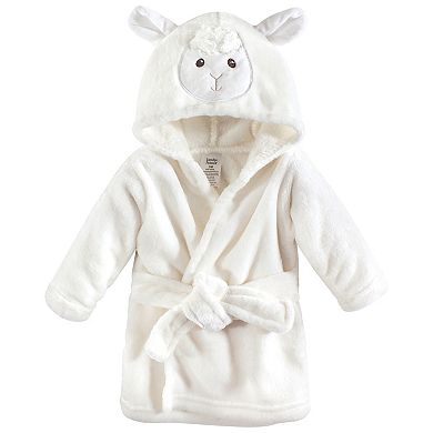Unisex Baby Plush Bathrobe and Toy Set, Lamb, 0-9 Months