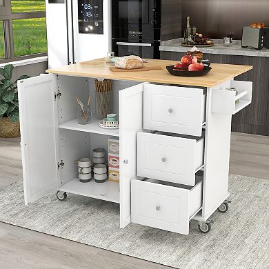 Merax Mobile Kitchen Island and Carts
