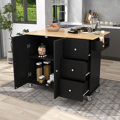 Merax Mobile Kitchen Island and Carts