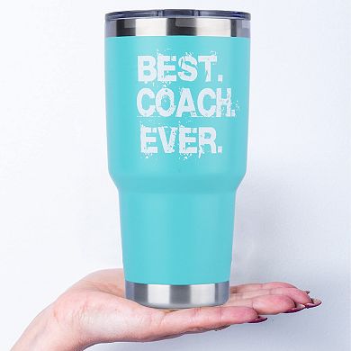 Best Coach Tumbler With Straw And Cleaning Brush And Keychain