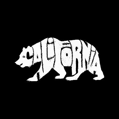 Boy's Word Art Long Sleeve - California Bear