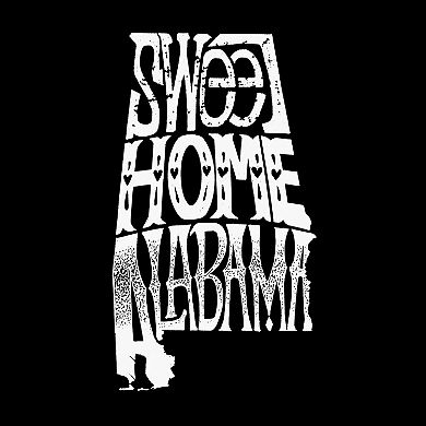 Boy's Word Art Long Sleeve - Sweet Home Alabama
