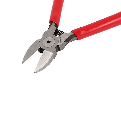 5.5" Long Spring Loaded High Carbon Steel Diagonal Cutting Pliers Wire Cutter