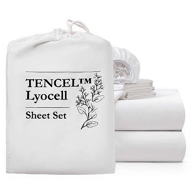 Unikome TENCEL™ Lyocell Cooling Sheet Set- Moisture-wicking Sheet Set
