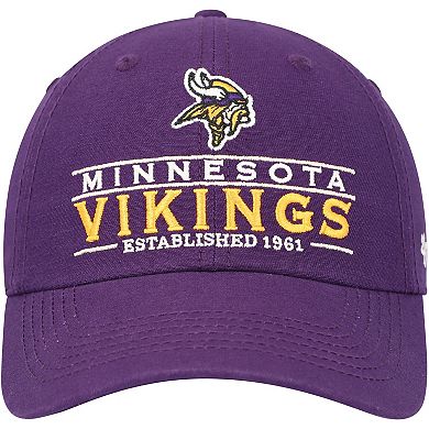Men's '47 Purple Minnesota Vikings Vernon Clean Up Adjustable Hat