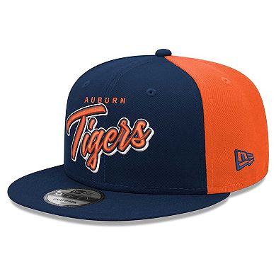 Men's New Era  Navy Auburn Tigers Outright 9FIFTY Snapback Hat