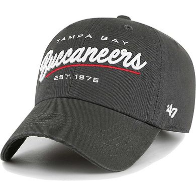 Women's '47 Pewter Tampa Bay Buccaneers Sidney Clean Up Adjustable Hat