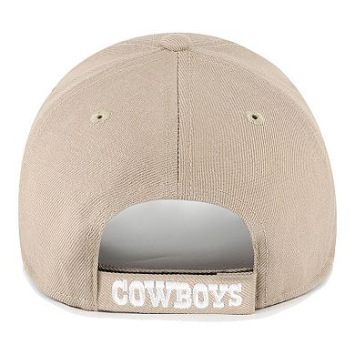 Men's '47 Khaki Dallas Cowboys MVP Adjustable Hat