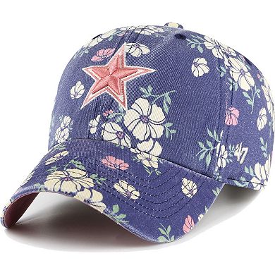 Women's '47  Navy Dallas Cowboys Primrose Clean Up Adjustable Hat