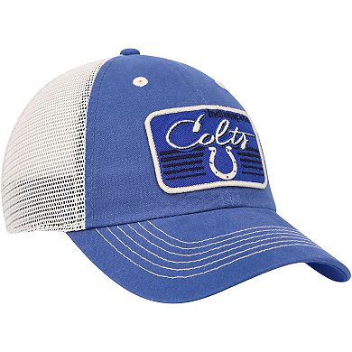 Men's '47 Royal/Natural Indianapolis Colts  Five Point Trucker Clean Up Adjustable Hat