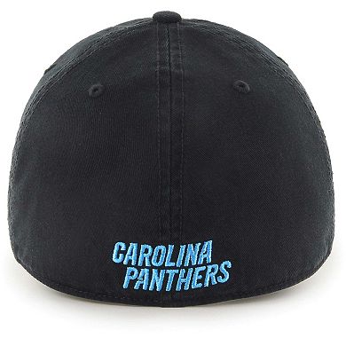 Men's '47 Black Carolina Panthers Franchise Logo Fitted Hat