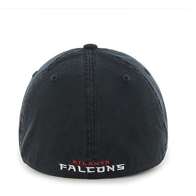 Men's '47 Black Atlanta Falcons Franchise Logo Fitted Hat