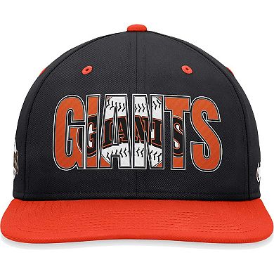 Men's Nike Black San Francisco Giants Cooperstown Collection Pro Snapback Hat