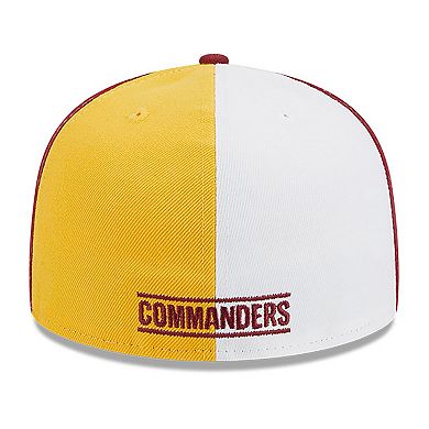 Men's New Era  Gold/Burgundy Washington Commanders 2023 Sideline 59FIFTY Fitted Hat