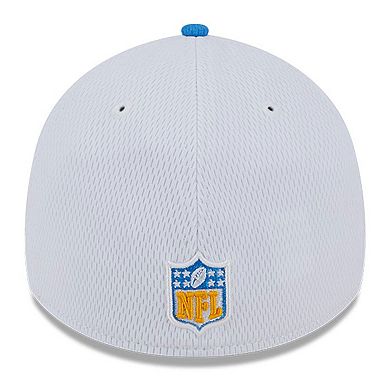 Men's New Era White/Powder Blue Los Angeles Chargers 2023 Sideline 39THIRTY Flex Hat