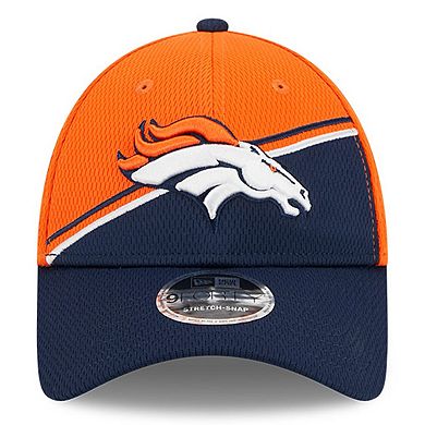 Men's New Era  Orange/Navy Denver Broncos 2023 Sideline 9FORTY Adjustable Hat