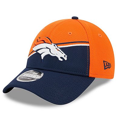 Men's New Era  Orange/Navy Denver Broncos 2023 Sideline 9FORTY Adjustable Hat