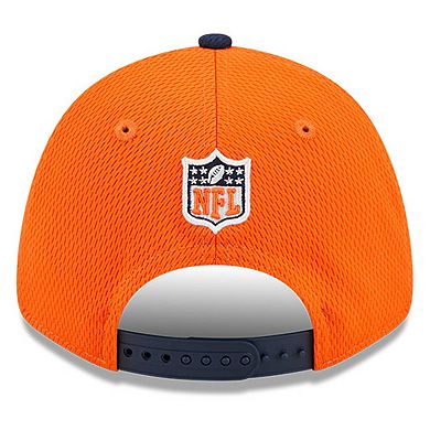 Men's New Era  Orange/Navy Denver Broncos 2023 Sideline 9FORTY Adjustable Hat