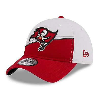 Toddler New Era  White/Scarlet Tampa Bay Buccaneers 2023 Sideline 9TWENTY Adjustable Hat