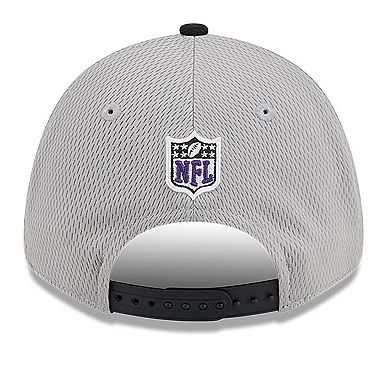 Men's New Era  Gray/Black Baltimore Ravens 2023 Sideline 9FORTY Adjustable Hat