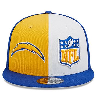 Men's New Era Gold/Royal Los Angeles Chargers 2023 Sideline 9FIFTY Snapback Hat