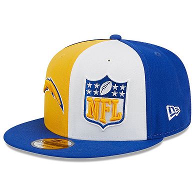 Men's New Era Gold/Royal Los Angeles Chargers 2023 Sideline 9FIFTY Snapback Hat